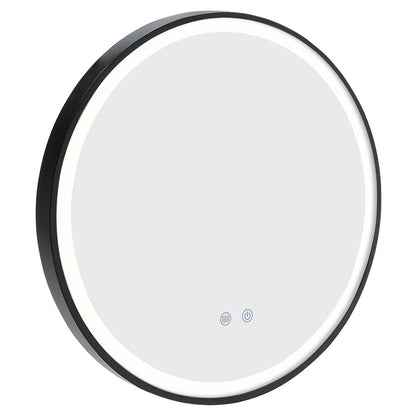 Round Metal Framed LED Wall Mirror - House Comfort