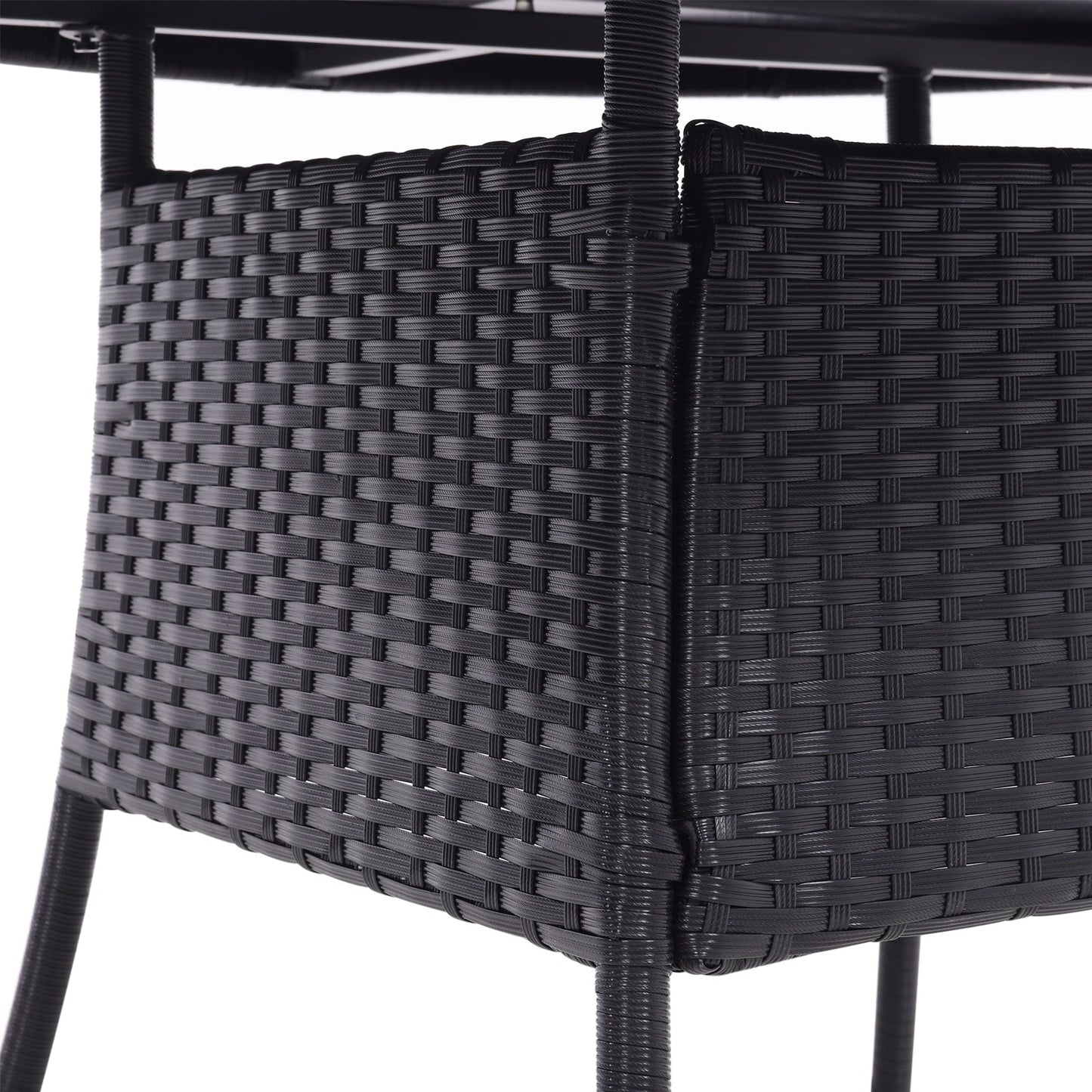 Round/Square Rattan Garden Table & Parasol Hole - House Comfort