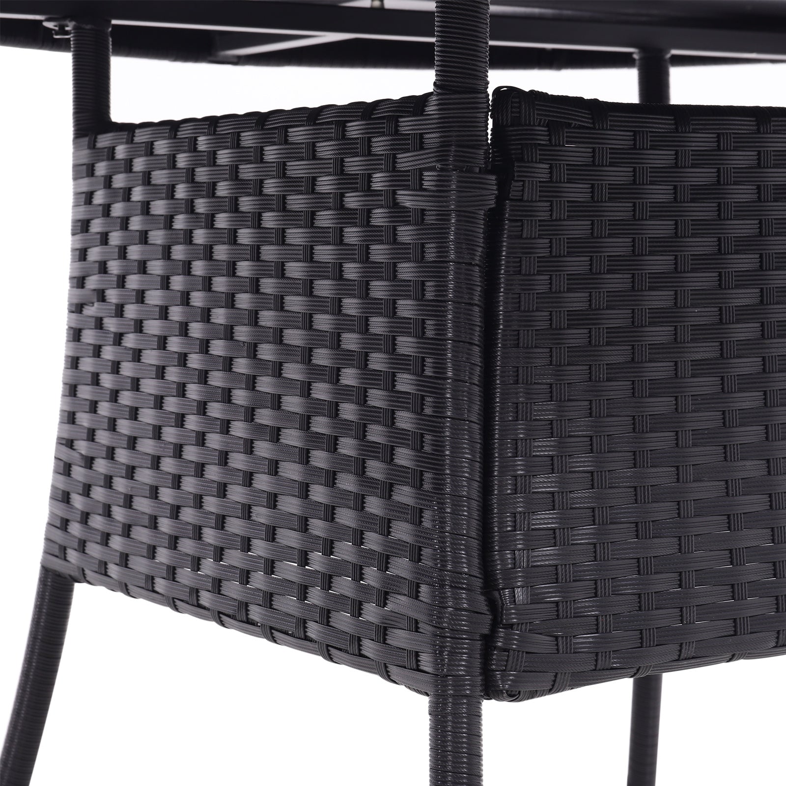 Round/Square Rattan Garden Table & Parasol Hole - House Comfort