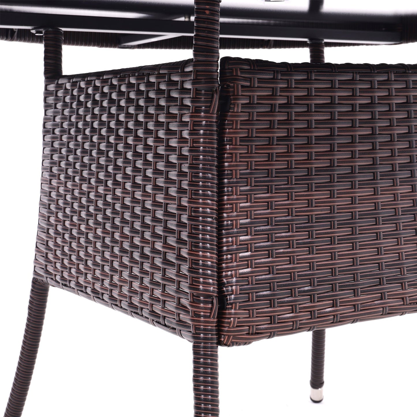 Round/Square Rattan Garden Table & Parasol Hole - House Comfort
