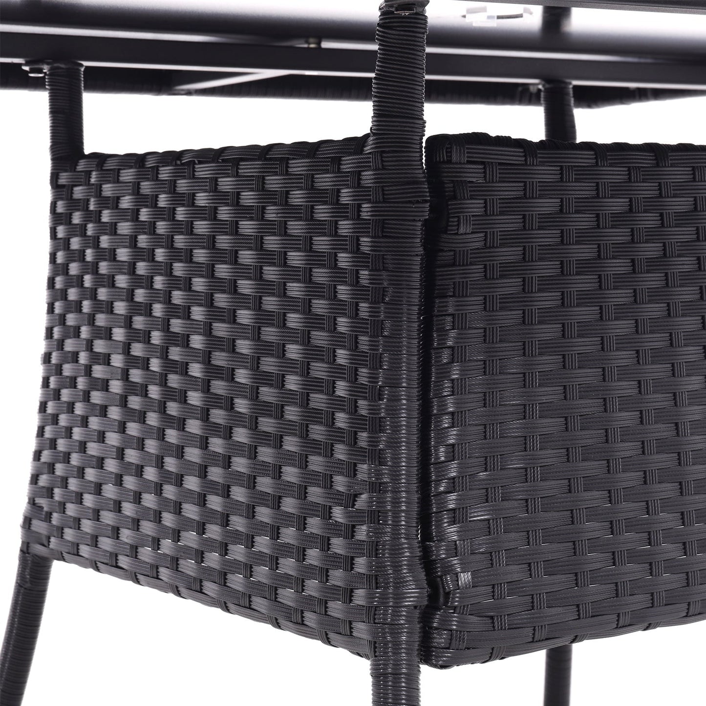 Round/Square Rattan Garden Table & Parasol Hole - House Comfort