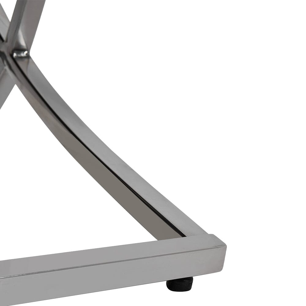 Set of 2 Beige High Back Dining Chairs with velvet Upholstered - House Comfort