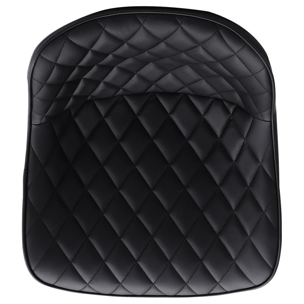 Set of 2 Faux Leather Height Adjustable Bar Stool Black - House Comfort