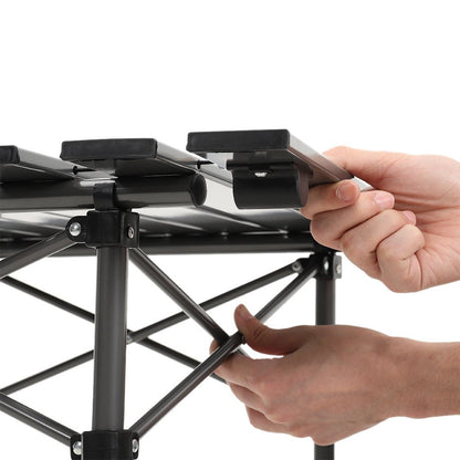 Set of 5 Foldable Camping Table and Chairs with Carrying Bag - House Comfort