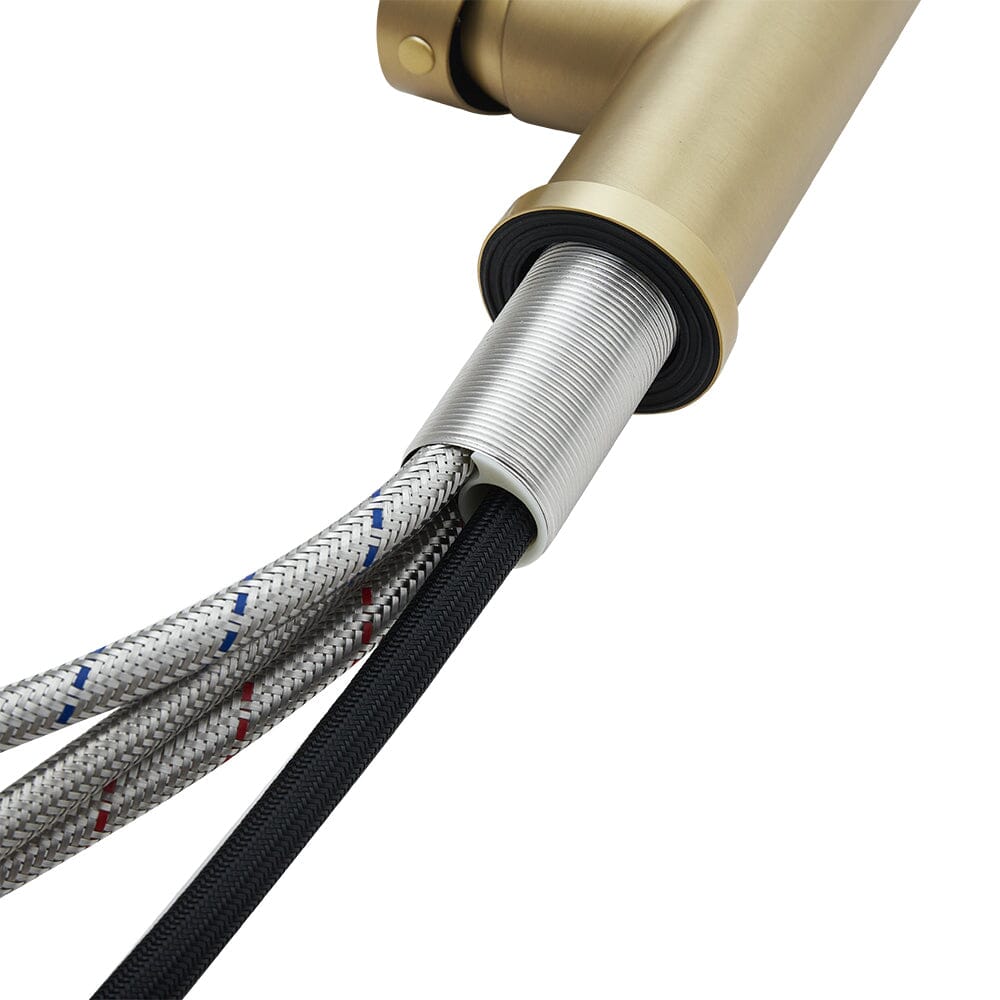 Single Handle Kitchen Faucet with Spring Spout - House Comfort