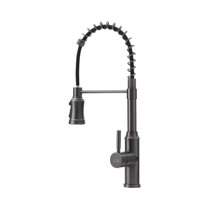 Single Handle Kitchen Faucet with Spring Spout - House Comfort