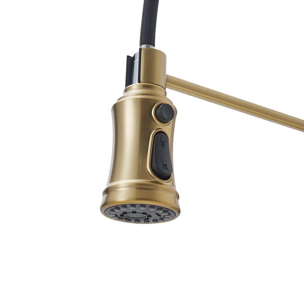 Single Handle Kitchen Faucet with Spring Spout - House Comfort