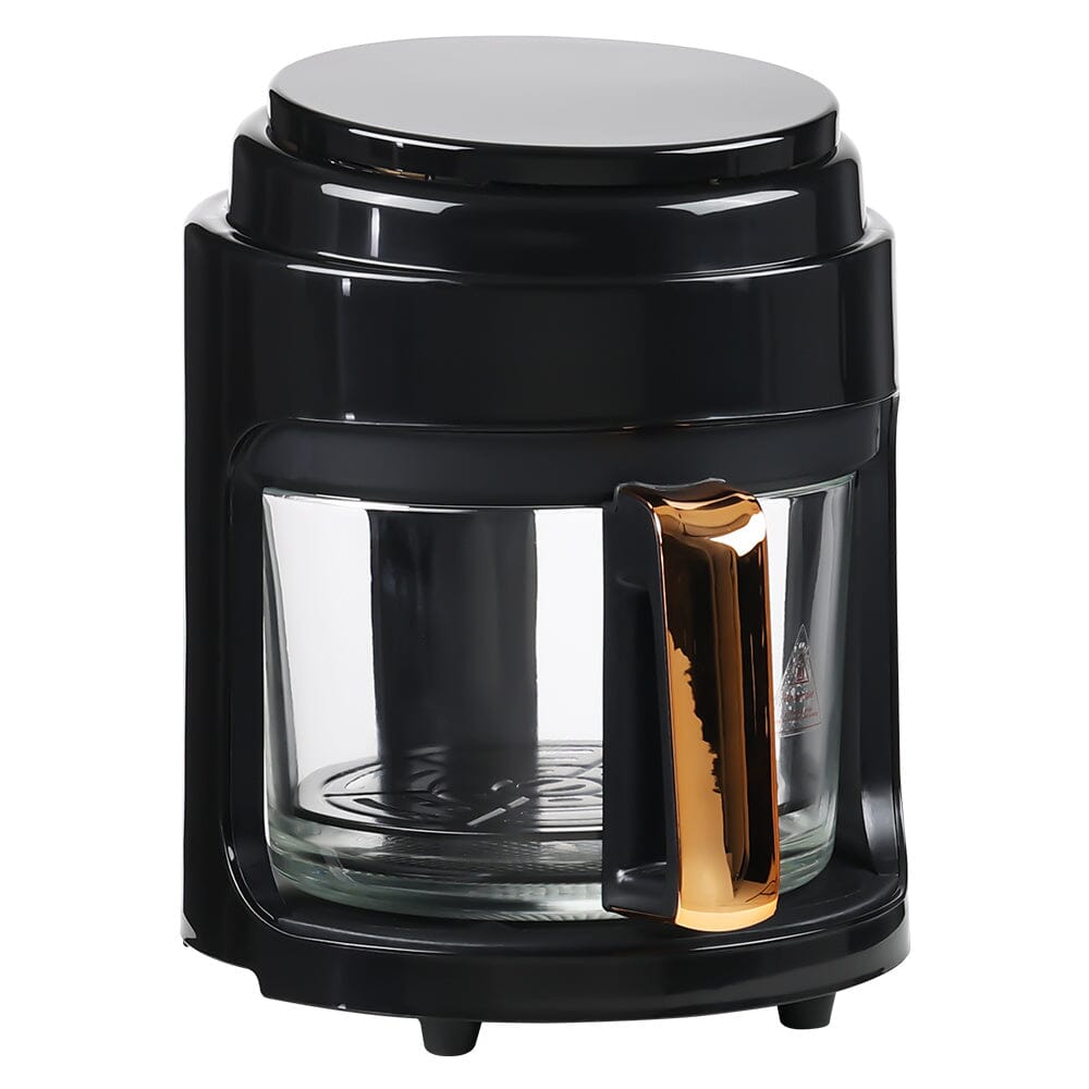 Small 2.2L White/Black Visible Basket Air Fryer - House Comfort