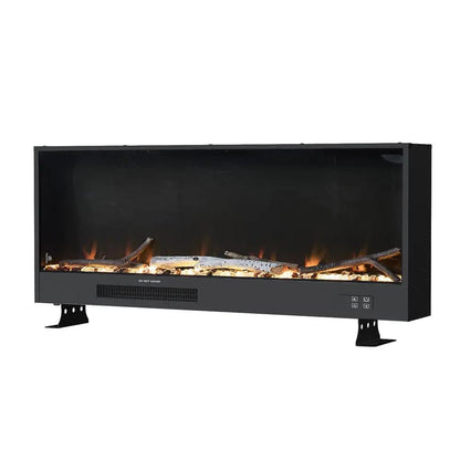 Smallbee 33/46/58inch WiFi Electric Fireplace with LED Display & Realistic Flame Effect - House Comfort