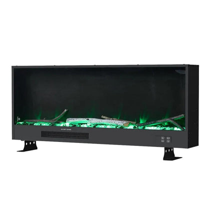 Smallbee 33/46/58inch WiFi Electric Fireplace with LED Display & Realistic Flame Effect - House Comfort
