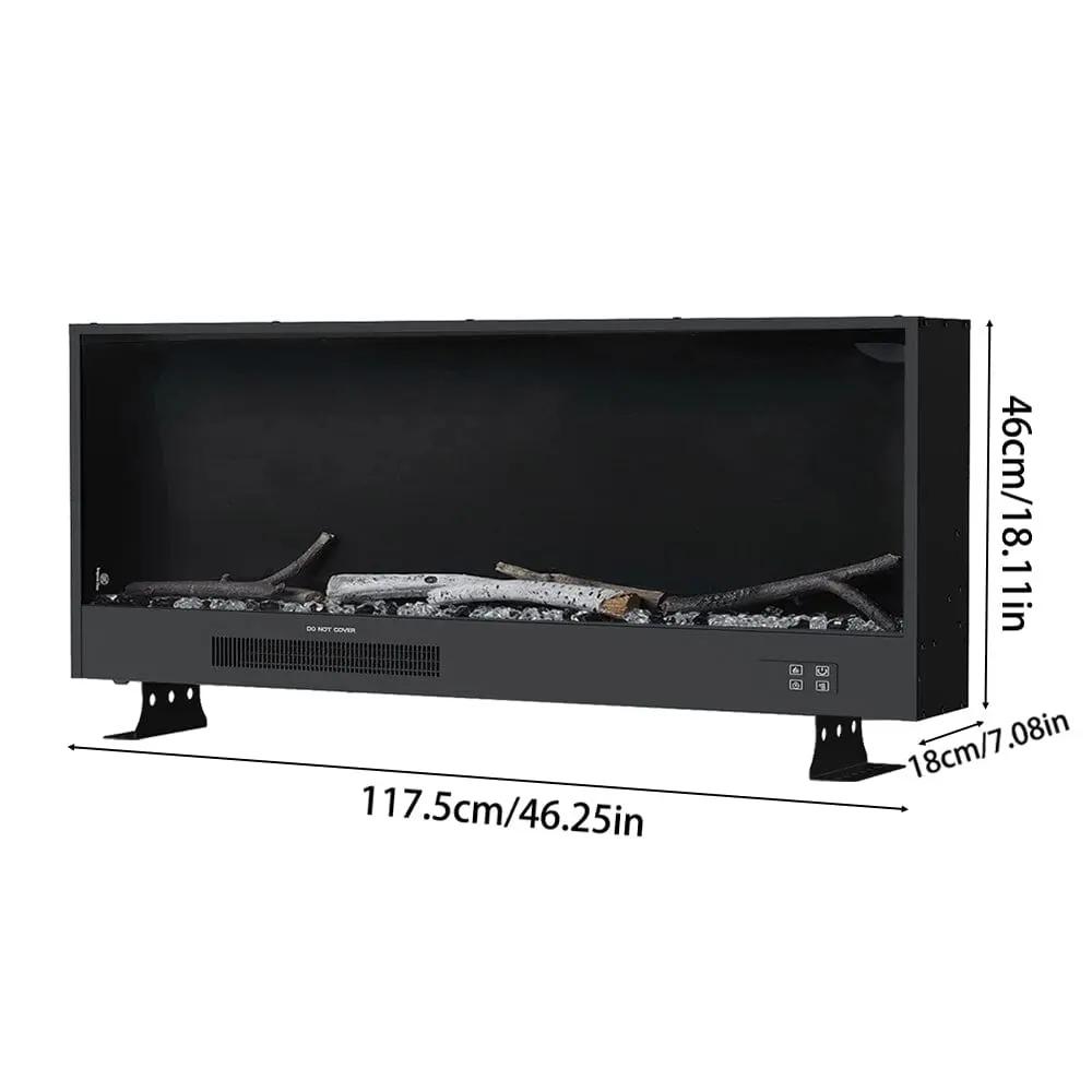 Smallbee 33/46/58inch WiFi Electric Fireplace with LED Display & Realistic Flame Effect - House Comfort