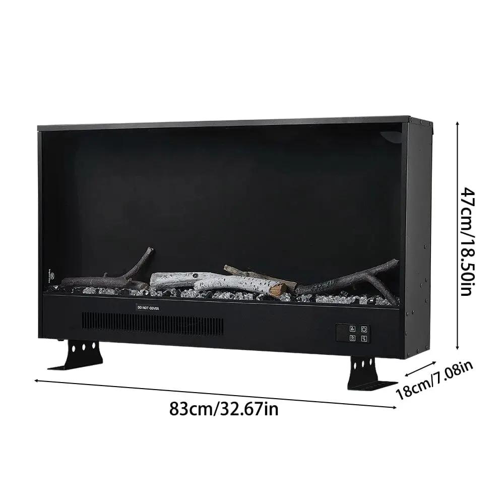Smallbee 33/46/58inch WiFi Electric Fireplace with LED Display & Realistic Flame Effect - House Comfort