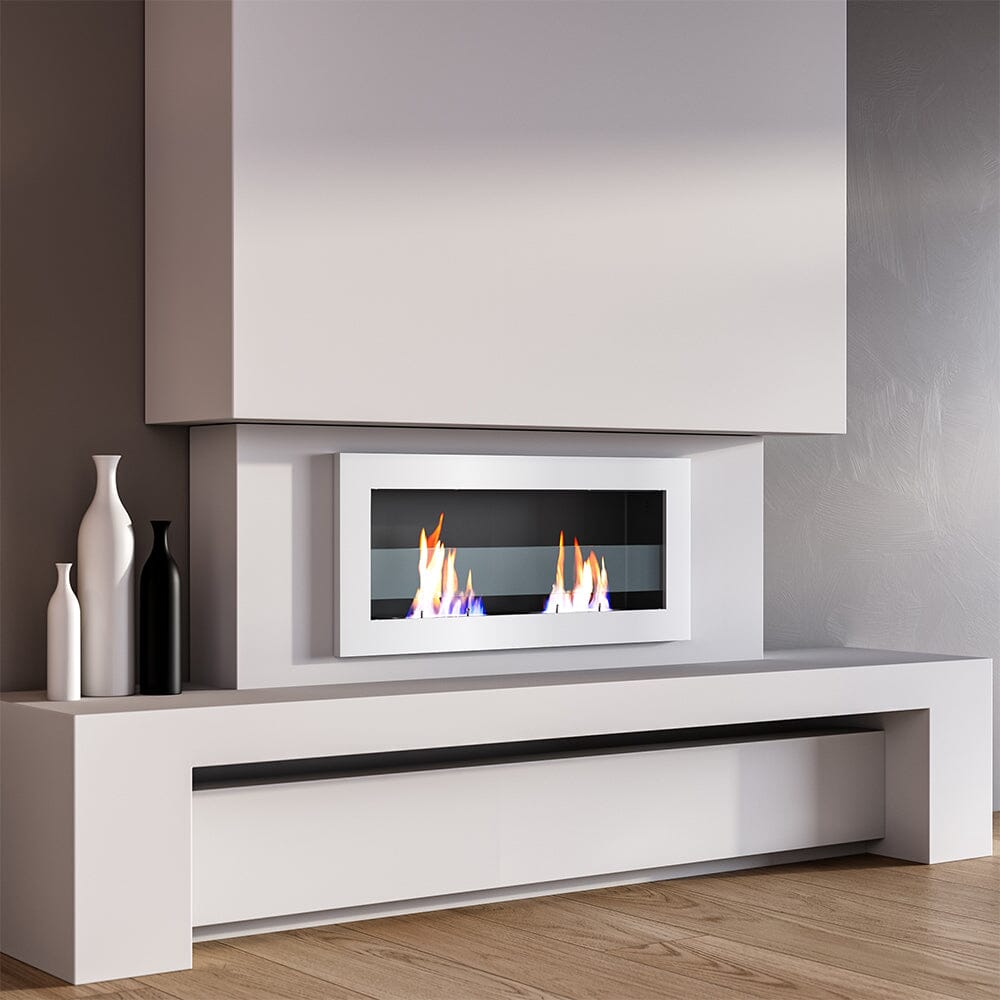 Smallbee Stainless Steel Wall Mount Bioethanol Fireplace Insert - House Comfort