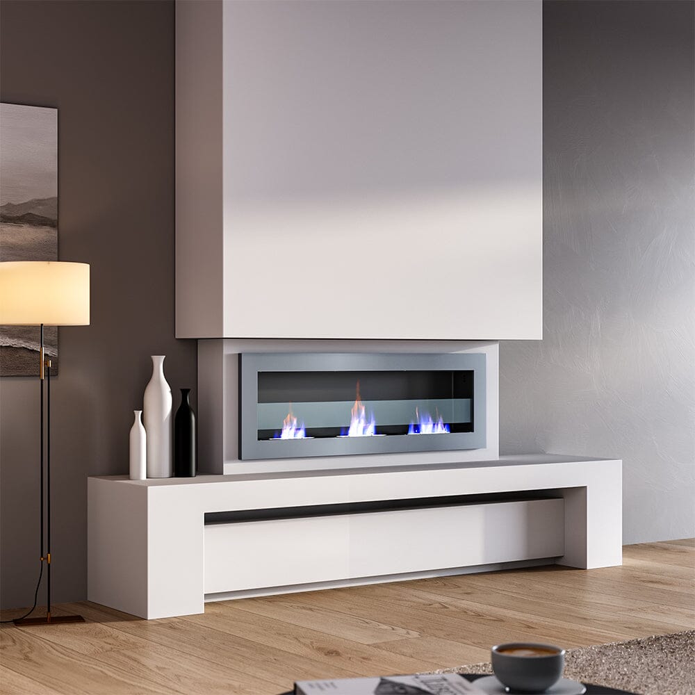 Smallbee Stainless Steel Wall Mount Bioethanol Fireplace Insert - House Comfort