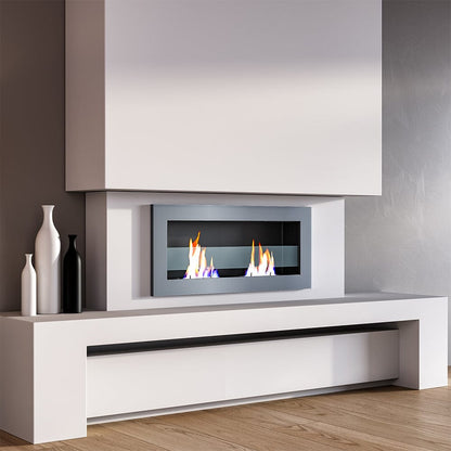 Smallbee Stainless Steel Wall Mount Bioethanol Fireplace Insert - House Comfort