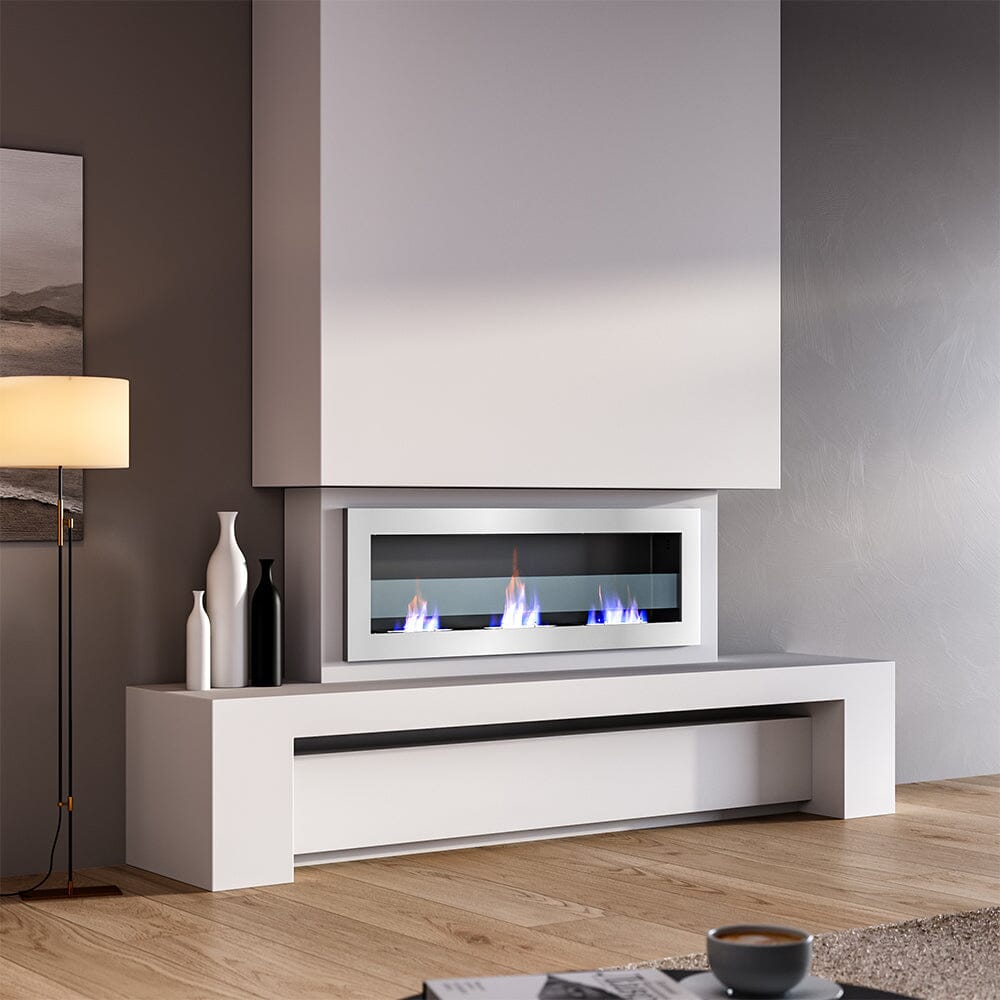 Smallbee Stainless Steel Wall Mount Bioethanol Fireplace Insert - House Comfort