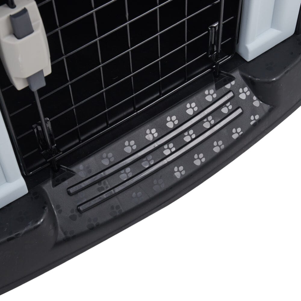 Small/Medium Weatherproof Comfortable Dog House Kennel with Skylight and Door - House Comfort