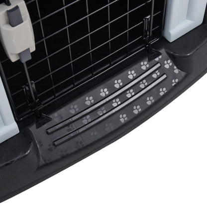 Small/Medium Weatherproof Comfortable Dog House Kennel with Skylight and Door - House Comfort