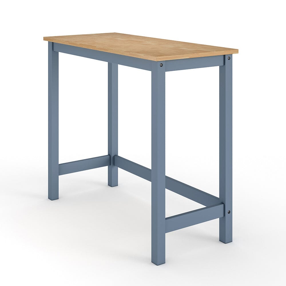 Solid Wood Pine Dining Set with 2 X Shaped Chairs Grey - House Comfort