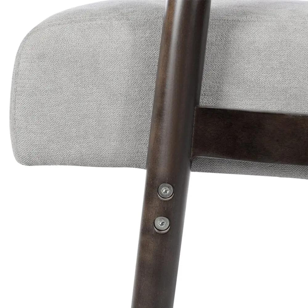 Solid Wooden Frame Upholstered Tufted Armchair - House Comfort