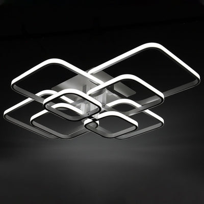 Square LED Ceiling Light Lamp Chandelier Lights Living Bedroom secondary