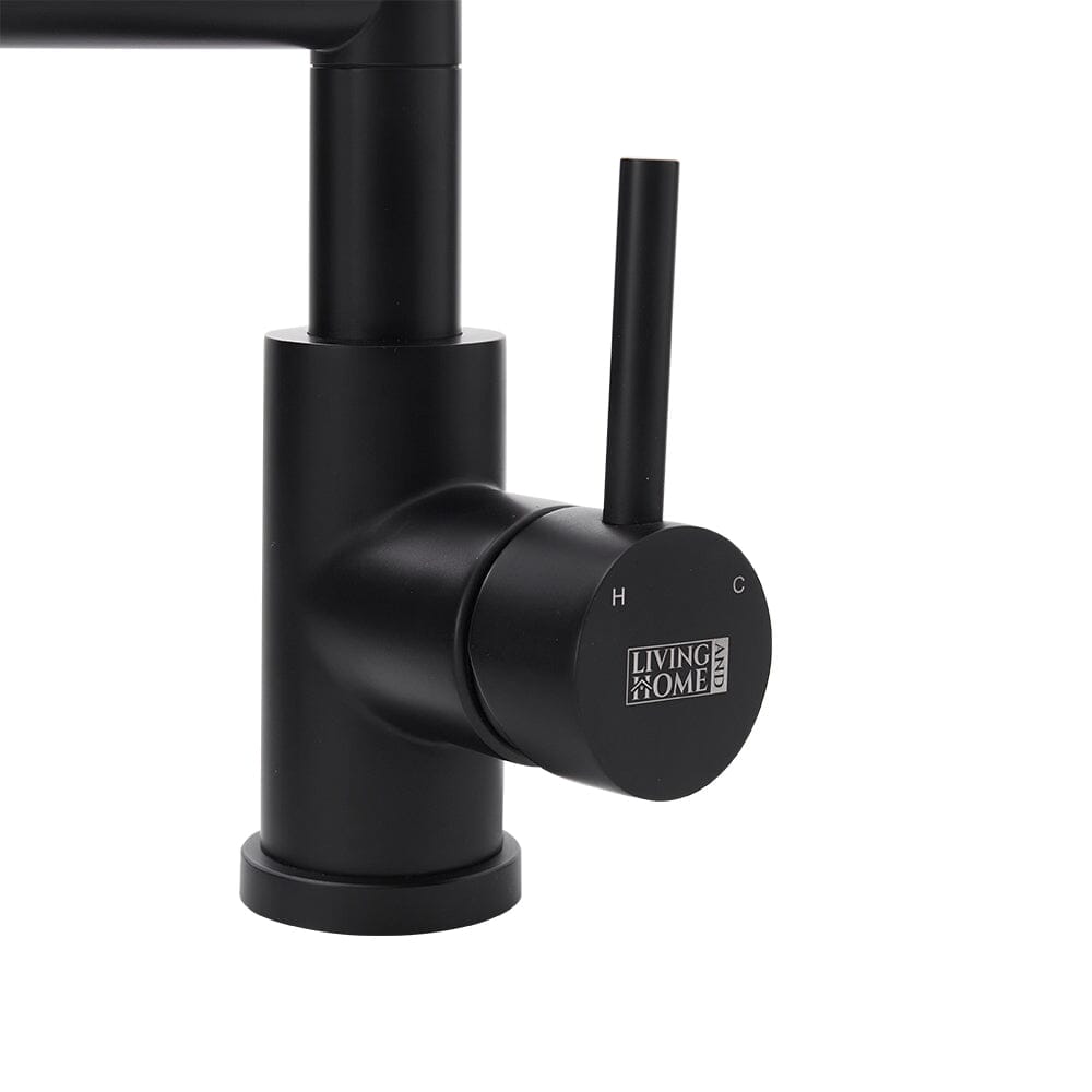 Stainless Steel Kitchen Faucet with Pull Down Spring Spout and Pot Filler - House Comfort