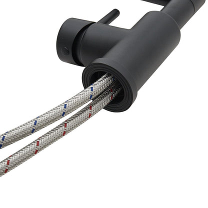 Stainless Steel Kitchen Faucet with Pull Down Spring Spout and Pot Filler - House Comfort