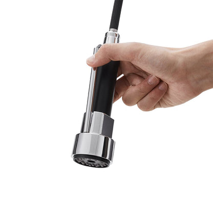 Stainless Steel Kitchen Faucet with Pull Down Spring Spout and Pot Filler - House Comfort