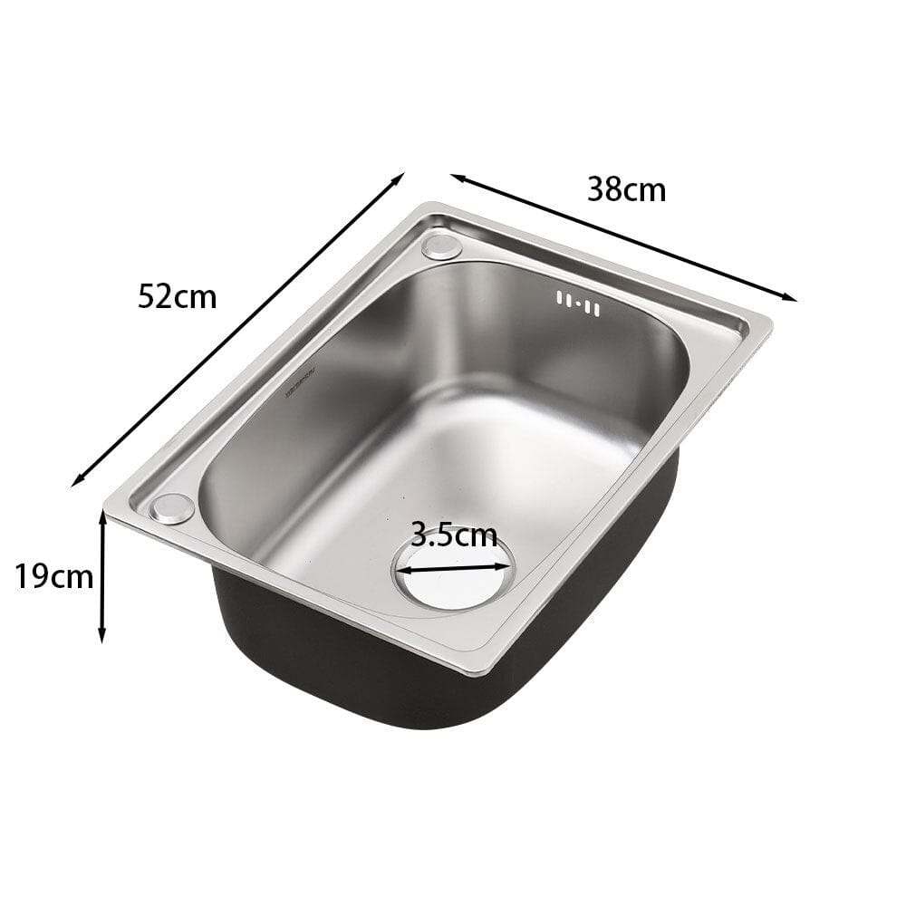 Stainless Steel Kitchen Sink Single Bowl Catering - House Comfort