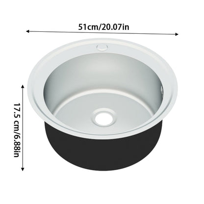 Stainless Steel Kitchen Sink Single Bowl Catering - House Comfort