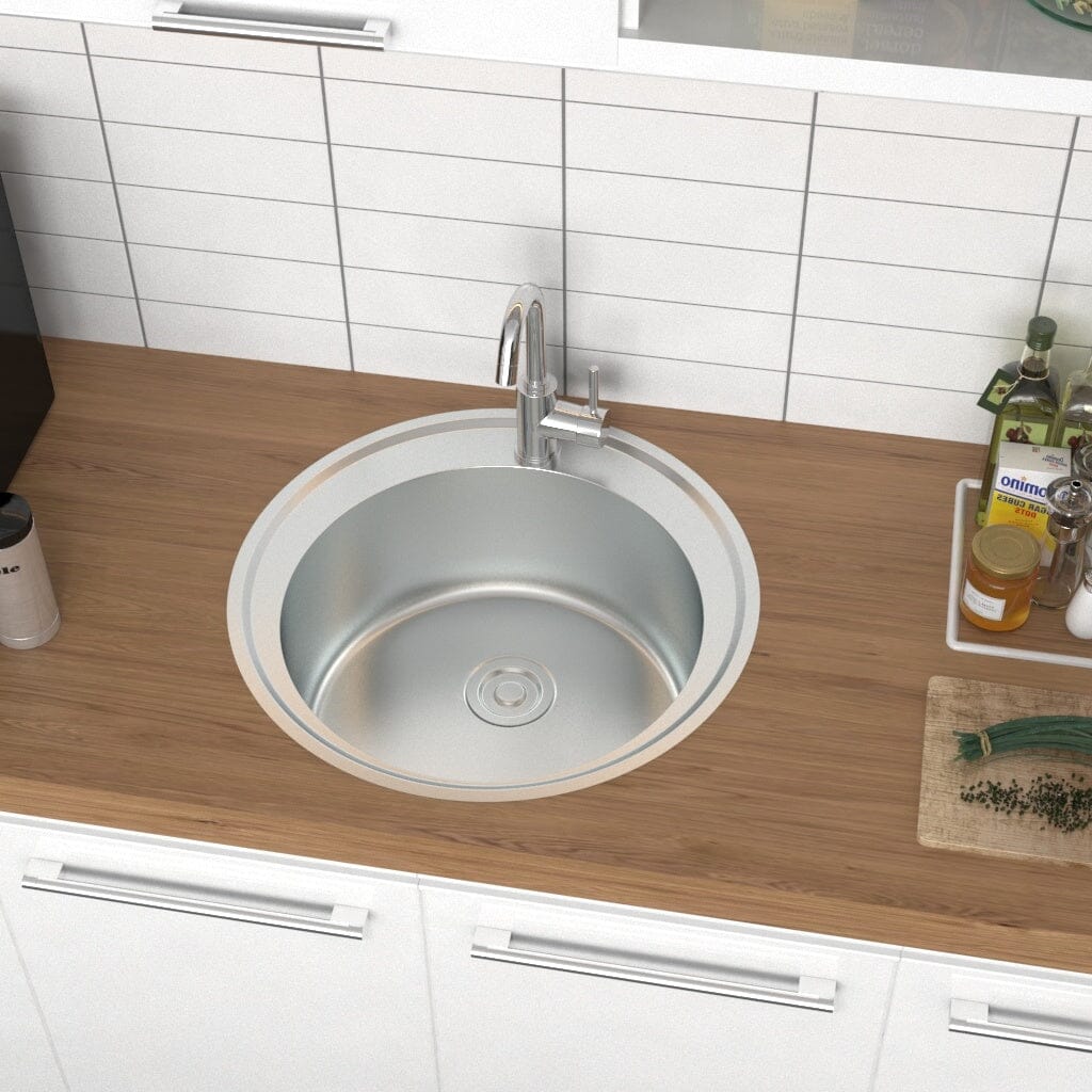 Stainless Steel Kitchen Sink Single Bowl Catering - House Comfort