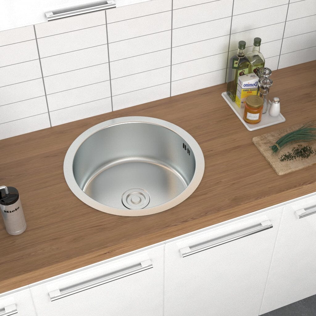 Stainless Steel Kitchen Sink Single Bowl Catering - House Comfort