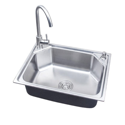 Stainless Steel Kitchen Sink Single Bowl Catering - House Comfort
