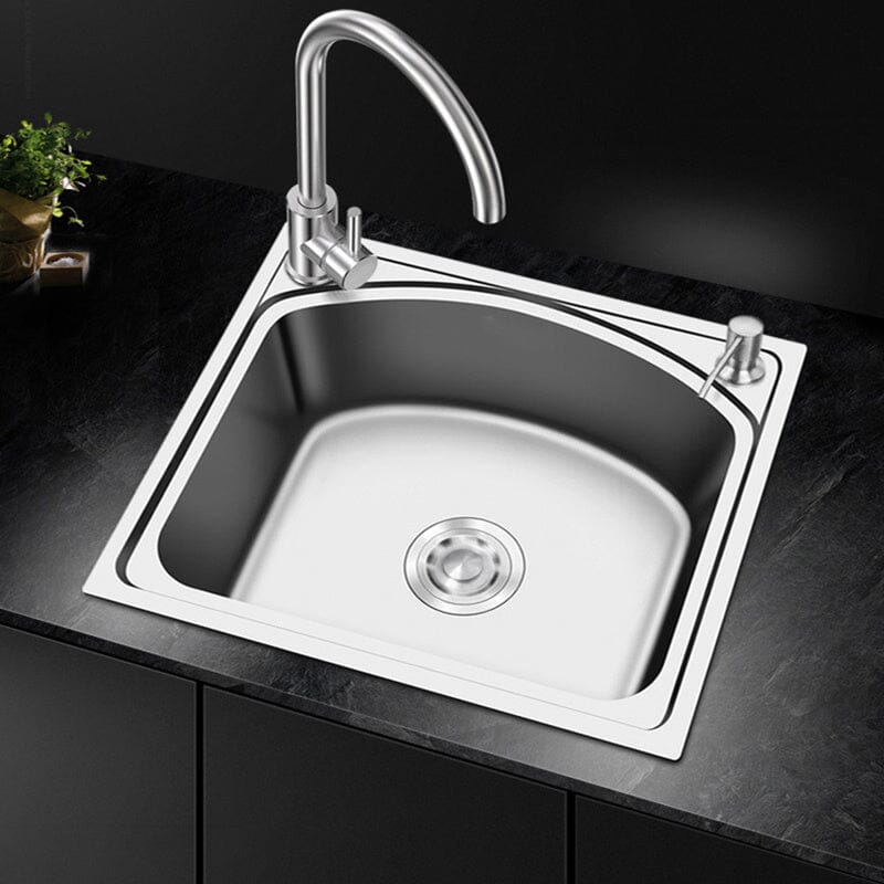 Stainless Steel Kitchen Sink Single Bowl Catering - House Comfort