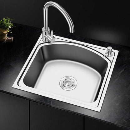 Stainless Steel Kitchen Sink Single Bowl Catering - House Comfort