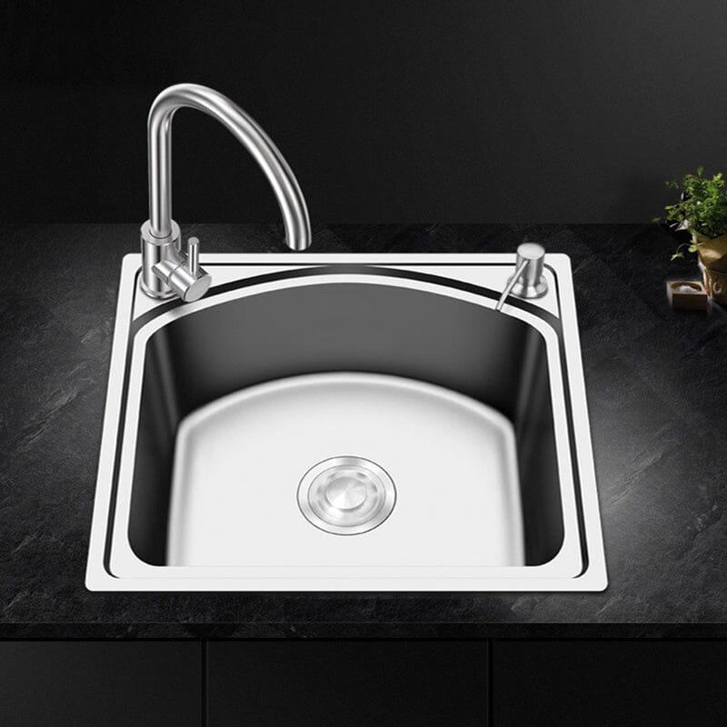 Stainless Steel Kitchen Sink Single Bowl Catering - House Comfort