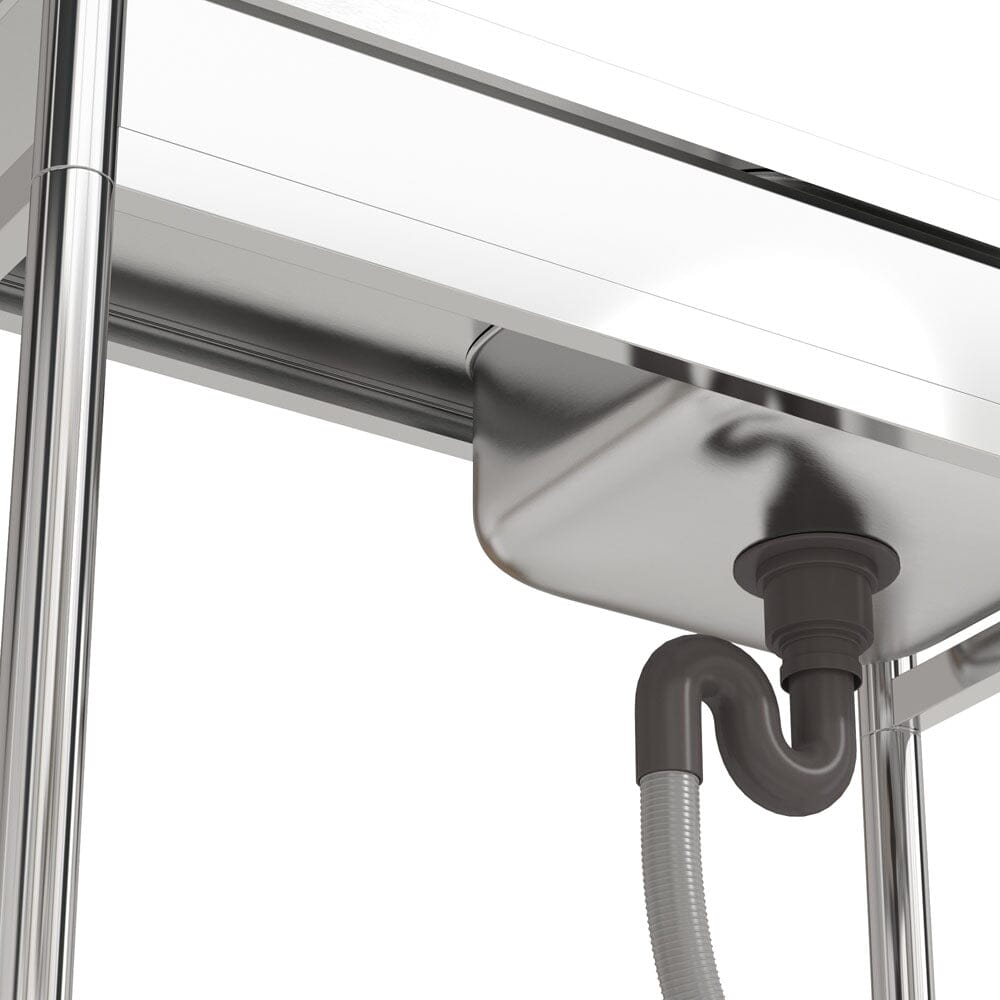 Stainless Steel One Compartment Commercial Sink with Left Drainboard - House Comfort