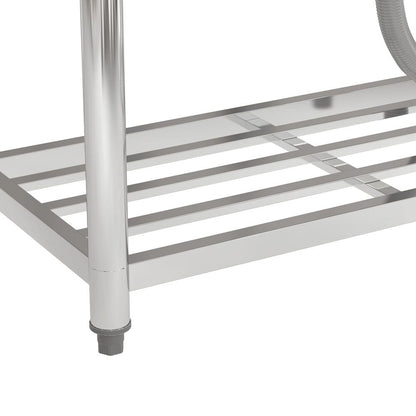 Stainless Steel One Compartment Commercial Sink with Left Drainboard - House Comfort