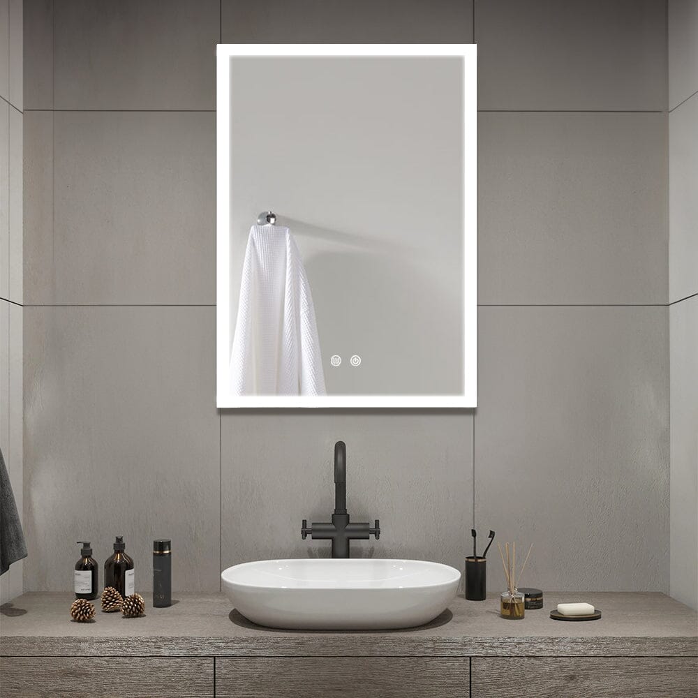 Surface Mount Frameless Single Door LED Mirror Cabinet - House Comfort