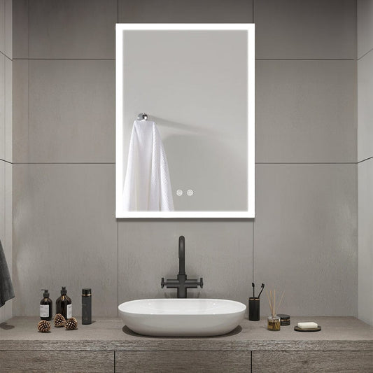 Surface Mount Frameless Single Door LED Mirror Cabinet - House Comfort
