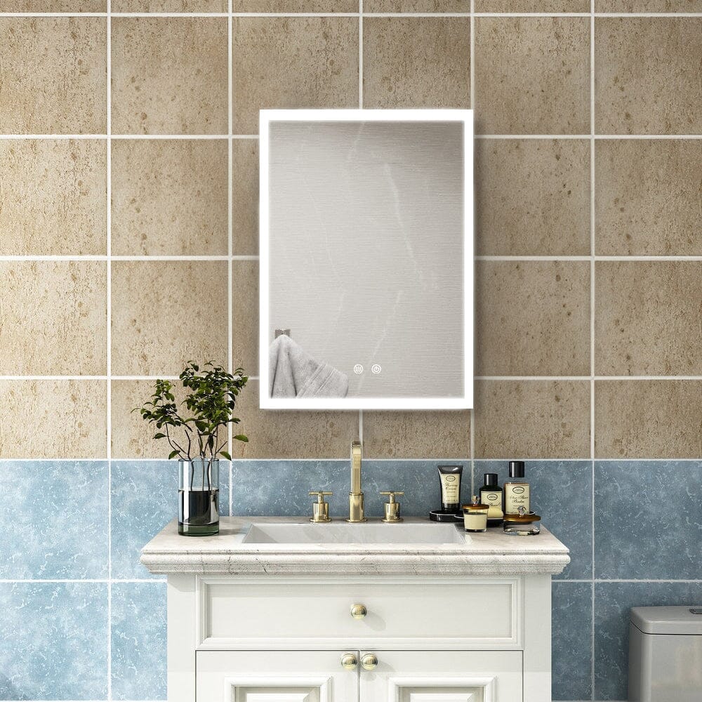 Surface Mount Frameless Single Door LED Mirror Cabinet - House Comfort