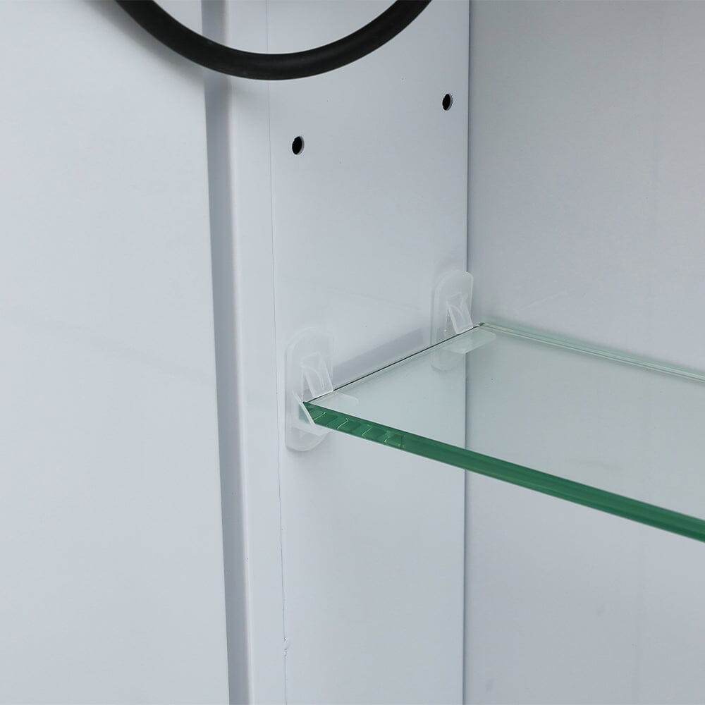 Surface Mount Frameless Single Door LED Mirror Cabinet - House Comfort