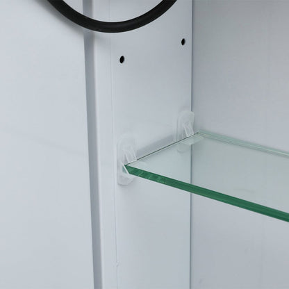 Surface Mount Frameless Single Door LED Mirror Cabinet - House Comfort