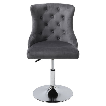 Swivel Velvet Barstool with Ajustable Lift Height - House Comfort