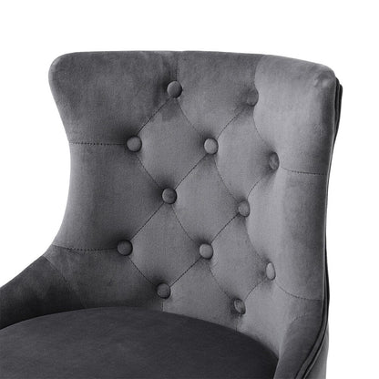 Swivel Velvet Barstool with Ajustable Lift Height - House Comfort