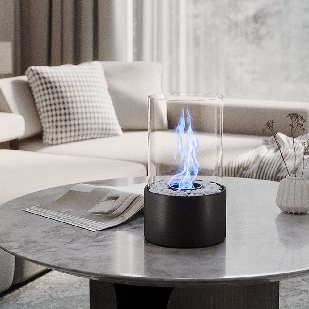 Tabletop Fireplaces Bio Ethanol Fireplace Smokeless Heater for Dancing Flame - House Comfort