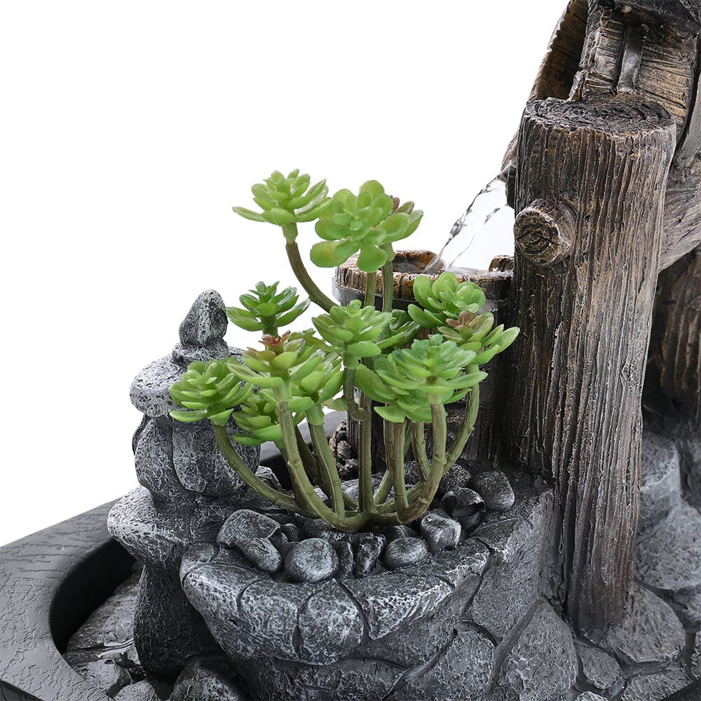 Tabletop Fountain Relaxation Water Feature for Home Decor Perfect for Relaxation Meditation - House Comfort