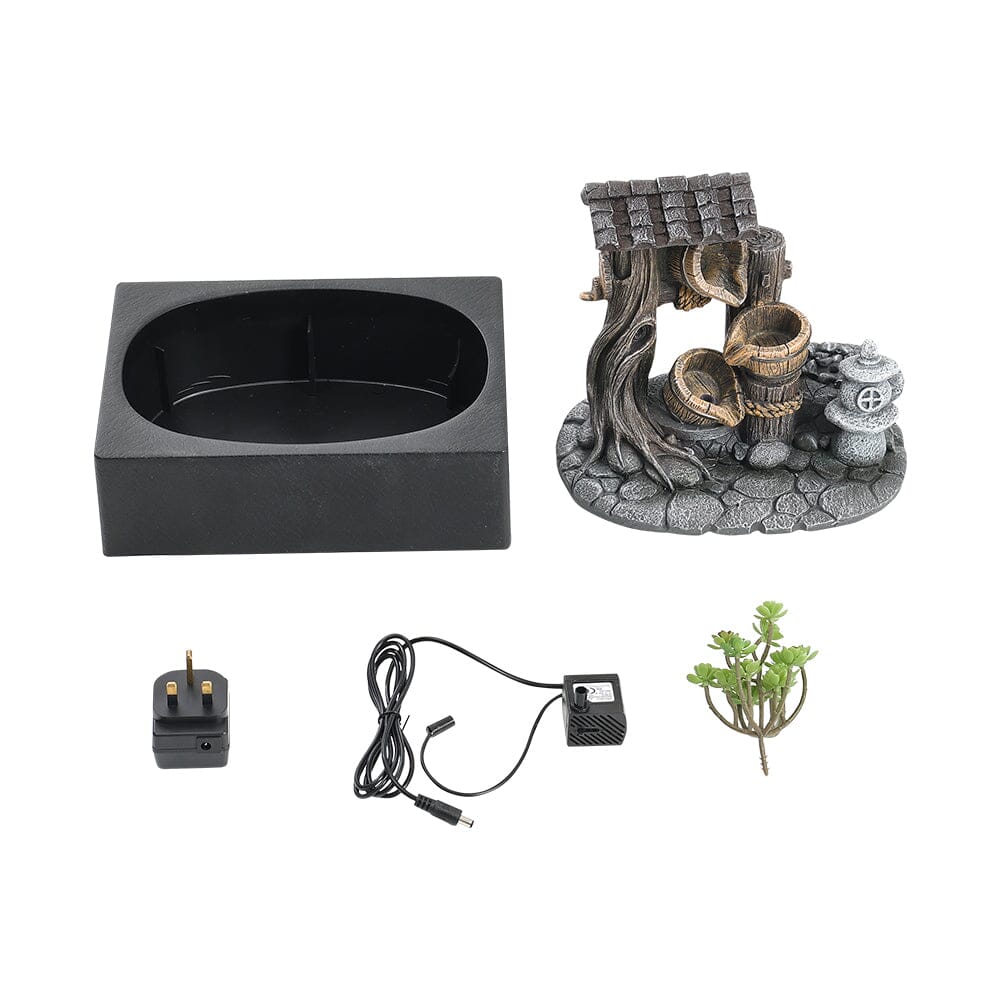 Tabletop Fountain Relaxation Water Feature for Home Decor Perfect for Relaxation Meditation - House Comfort