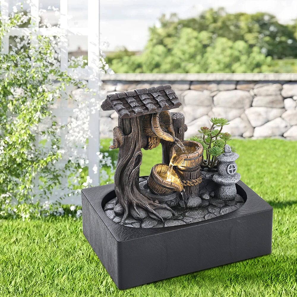 Tabletop Fountain Relaxation Water Feature for Home Decor Perfect for Relaxation Meditation - House Comfort
