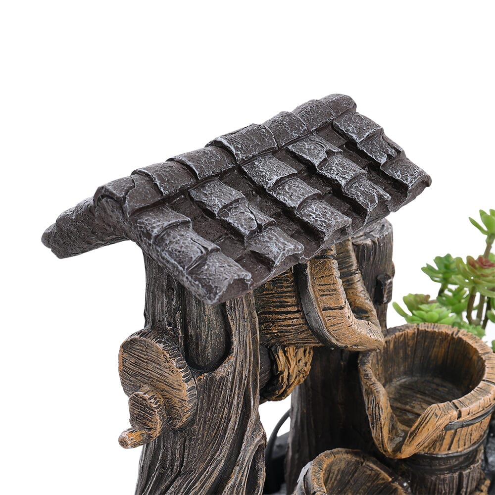 Tabletop Fountain Relaxation Water Feature for Home Decor Perfect for Relaxation Meditation - House Comfort